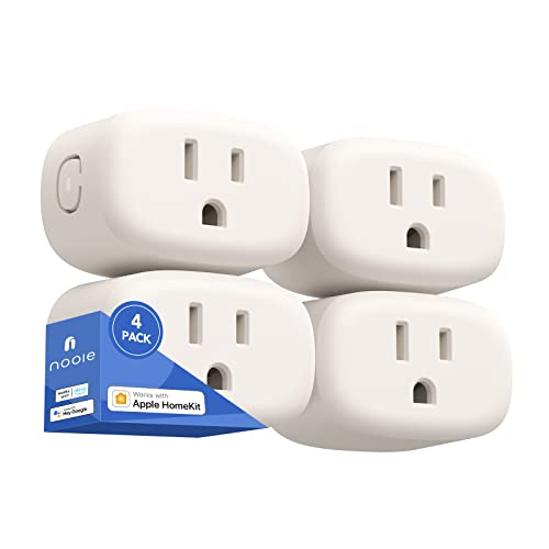 Nooie Homekit Smart Plug, compatível com Alexa Google Home, Controle de Voz, WiFi Mini Smart Outlet com cronômetro,