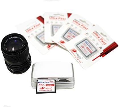 EmemoryCards 64 GB Ultra Fast 80MB/S Compactflash Memory Card Compatível com Canon 10d/20d/30d/40d/50d/1d/1ds/5d/5ds/7d
