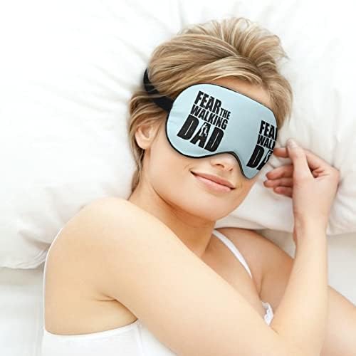 Tema a máscara de olho do pai que você passa para o sono com bloqueios de cinta ajustável