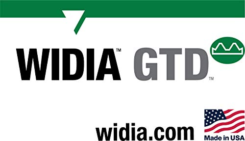 Widia gtd gt045014 vitória gt04 hp torneira, chanfro semi-inferior, corte à mão direita, 3 flautas, m10 x 1,25, hss-e-pm, tin+mos2