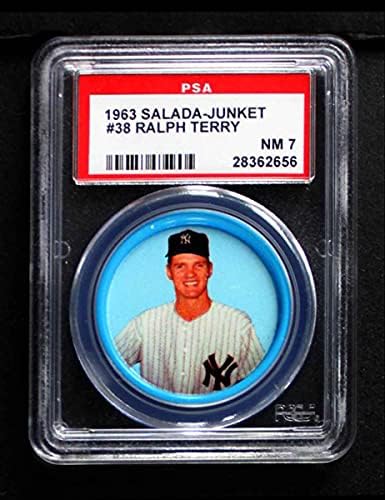 1963 Salada Metal Coins 38 Ralph Terry New York Yankees PSA PSA 7.00 Yankees