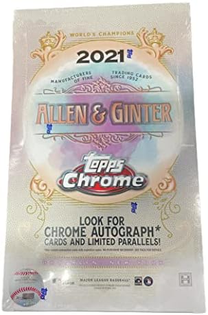 2021 Topps Allen e Ginter Chrome Baseball Hobby Box