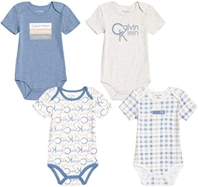 Calvin Klein Baby-Girls 4 Peças Pack Bodysuit