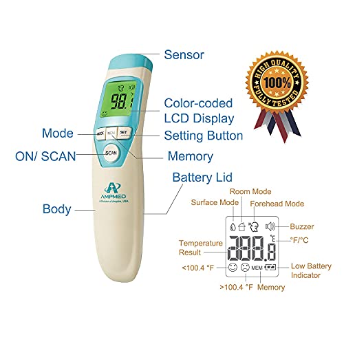 Hospital AMPLIM 2-PACO E MÉDICO NÃO CONTATO DIGITAL TERMETEME TERMEATA INFRARADO PARA BEBIOS, CRIANÇAS E ADULTOS. FSA