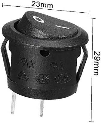 X-DREE AC 125V 10A SPST ON/OFF CONTROLE 2 POSITIVA POSITION BRECKING ROGHER SPORCH 10PCS (Aс 125-V 10A SPST ON/OFF COMANDO