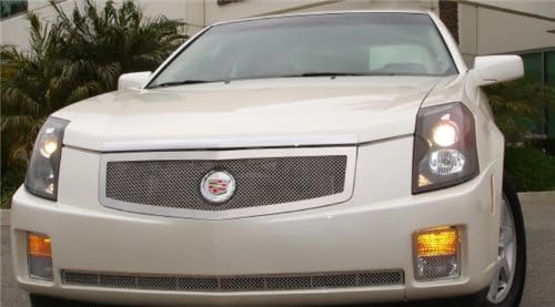 T-Rex Grilles Grilles 54190 Classe alta Mesh Pequena malha Polida Grade de substituição de acabamento para Cadillac CTS