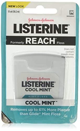 Listerine Dental Floss, Mint Cool 55 YDs