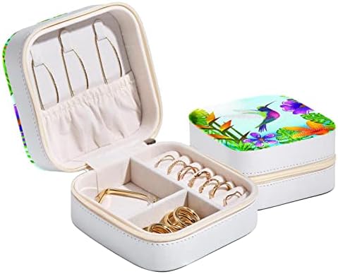 Mini Jóias portáteis de viagens para anel, pingente, brinco, caixa de organizador de colar, presentes de aniversário