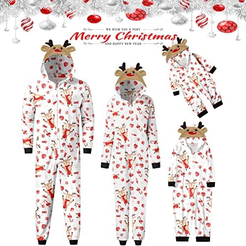Macacão de pijamas de Natal da família DIYAG