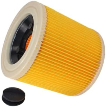 HQRP Cartridge Filter for Karcher A 2200, A2201, A2204, A2206 X, A2224, A2231, A2234 PT, A2251 ME, A2254 ME, A2500, A2504,