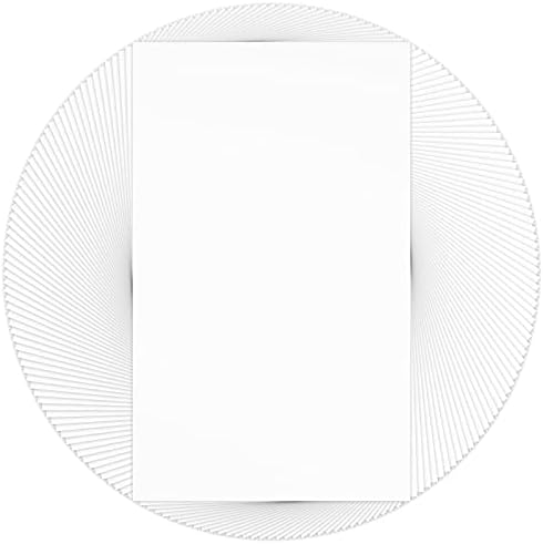 Pacote de 100 5,9 x 9,8 polegadas White Backing Boards Boards Organizador de tecidos Placas de armazenamento de tecido