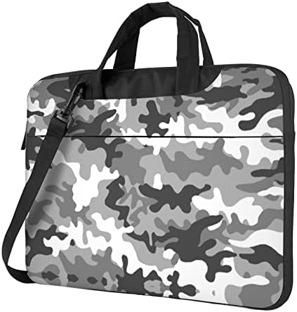 Saco de laptop de ombro portátil de camuflagem digital/bolsa de computador com alça superior