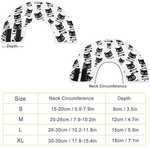 CAT E FIST Bone Print Cone Cone Recuperação Elizabeth Collar Protetive para após a cirurgia