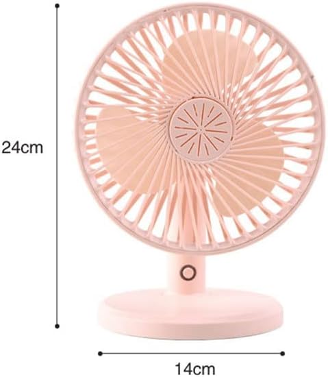 Ventilador da mesa de Quesheng Fã recarregável de parede recarregável 90 ° Rotação 3 engrenagem Fan de ar de resfriamento de ar