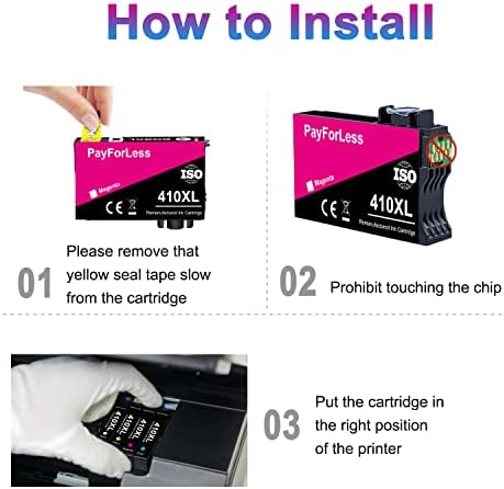 Substituição de cartucho de tinta remanufaturada sem pagamento para EPSON 410 XL EPSON 410XL T410XL PARA ESPRESSÃO XP-830 XP-640 XP-7100