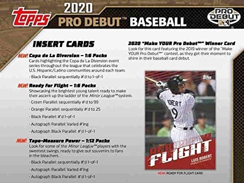 2020 Topps Pro estréia de beisebol HABBY Jumbo de 8 caixas