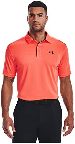 Under Armour Men's Tech Golf Polo, depois de Burn / / Black, xx-grande altura