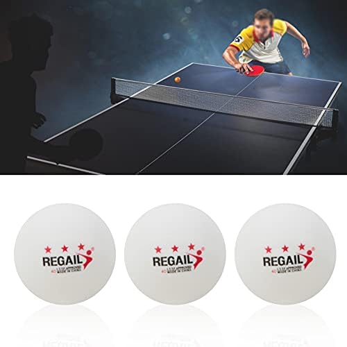 Awlike 60pcs 40mm de 3 estrelas bolas de tênis padrão abds ping ping pong ponk white para exercício de treinamento prático