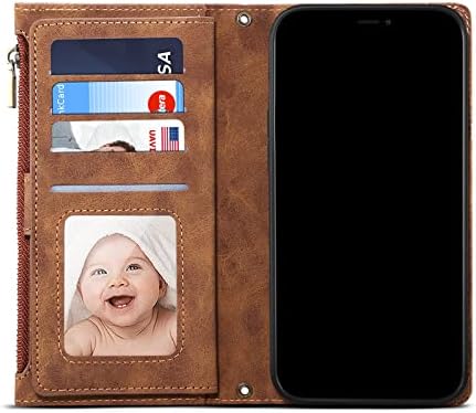 Casos de proteção ao telefone de proteção de smartphone Caso de carteira compatível com o iPhone 14 Pro Max 6.7inch,
