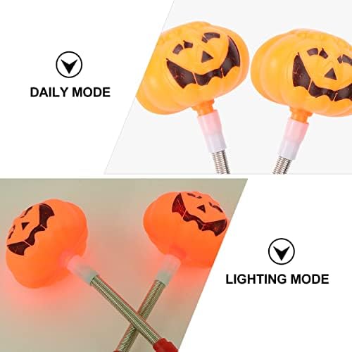 Bestoyard 12 PCs Halloween Flashing Halloween Led Stick Stick Halloween Light Up Wand Light Up Wand Toy Wand Pumpkin Glow