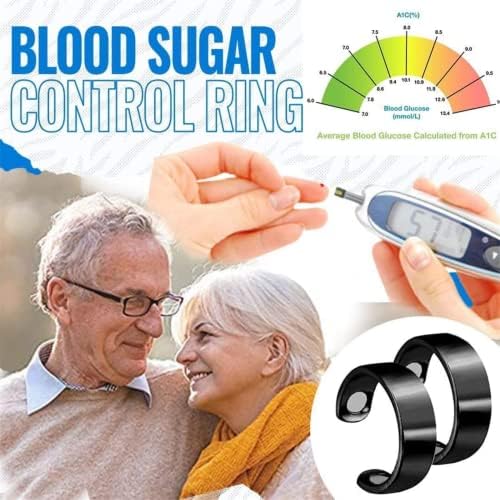 Anel de regulador de pressão arterial da Healthgo, anel de controle de açúcar no sangue, anel de regulador de pressão arterial ajustável