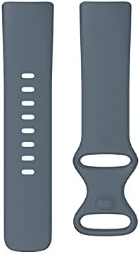 Para Fitbit Charge 5 Bands Sport Acessory Band, Soft Silicone Substacting Wrist Franps para homens, pulseira de cores sólidas,