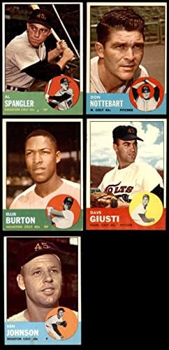 1963 Topps Houston Colt 45S Set Houston Colt 45s Ex+ Colt 45s