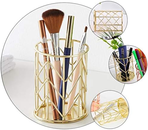 Cabilock Ornament Recectista Metal Wire Wire Holder Makeup Copo Copo da mesa de mesa Organizador de contêiner de armazenamento