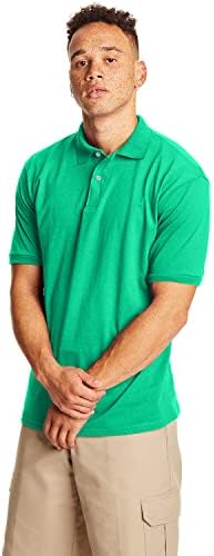 Hanes Cotton Blend Jersey Men's Polo_Cardinal