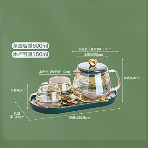 N/A A DA TERMAÇÃO Conjunto de chá de chá de chá de chá conjunto de chá de chá doméstico Teapot Glass Alta temperatura