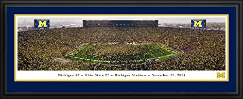 Futebol de Michigan Wolverines - pôsteres panorâmicos e fotos emolduradas por Blakeway Panoramas