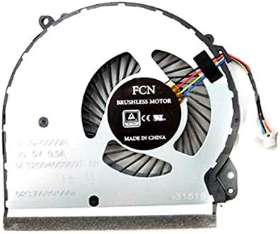 FCQLR NOVO FAN CPU Compatível para notebook HP 17-y000 17-y010nr 17-y012nr 17-y018ca 17-y020ca CPU RECULING FAM