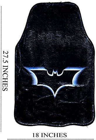 Super Soft Batman Universal Fit Auto Car Floor tapetes para sedan, SUVs, caminhão, mini vans 4 peças conjuntos