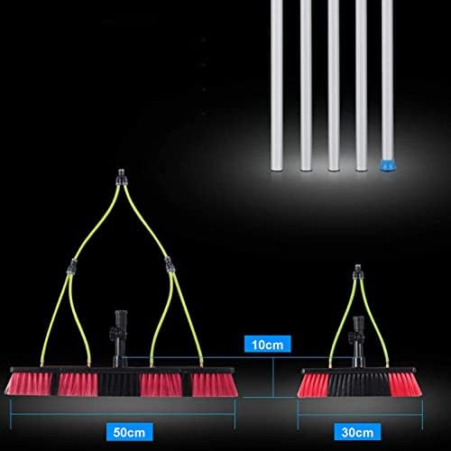 Bushes de lavagem de carros com pólo, sistema de limpeza de janelas da vara, kit de limpeza de janelas ao ar livre, limpeza