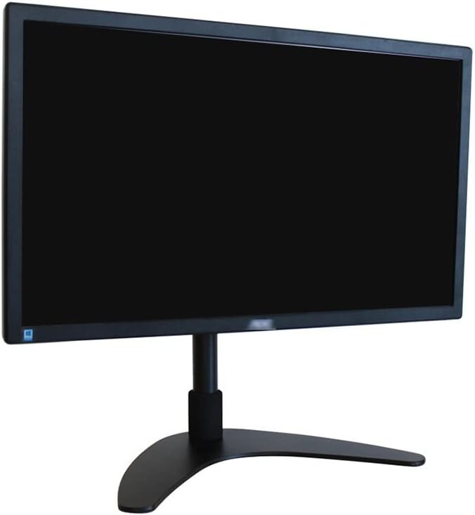 YFSDX Monitor único de monitor LCD Stand piso Monitor Stand com rotação de inclinação ajustável Triagem fixa giratória