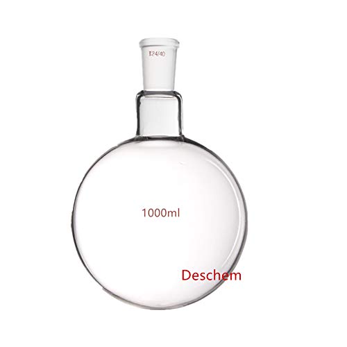 Deschem 1000ml 24/40 de destilação de vidro Kit de destilar a vácuo com 500 ml