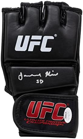 Jamahal Hill assinou a luva preta do UFC JSA ITP - luvas MLB autografadas