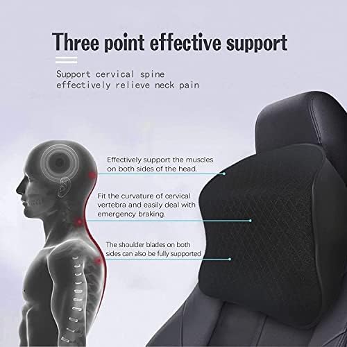 Pillow do pescoço de espuma de memória efinito, travesseiro de suporte ergonômico do pescoço para o motorista do motorista