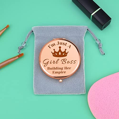 Agradecemos para o Boss Compact Makeup Mirror para gerente Líder Boss Lady Presente Para Mulheres Voltando Presentes Apreciação