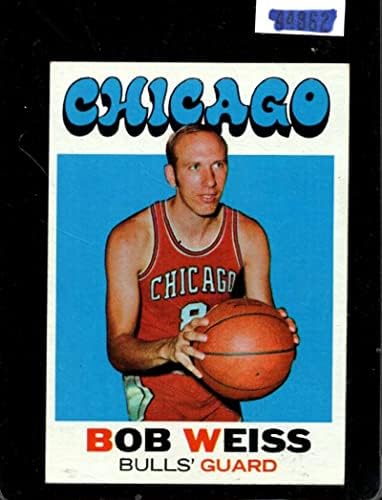 1971-72 Topps 128 Bob Weiss DP ex Bulls