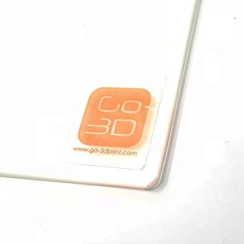 Impressão GO-3D 220mm x 220mm Borossilicate Placa de vidro/cama com borda polida plana para MK2 MK3 CAMPA AQUECIMENTO IMPRESSORA