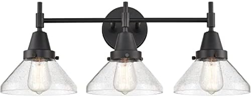 Iluminação de inovações 447-3W-BK-BK-LED BARBE BULBO 1 CABO DE LUZ