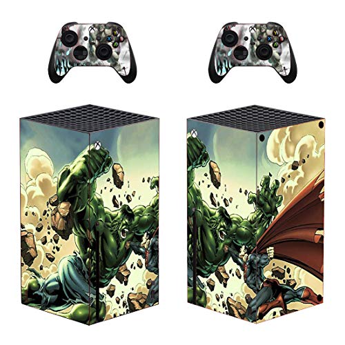 X-Box-One-Serie X Console-Men Green Men Vinyl Skin Decals para X-Box-One-Série X Skin Mani Kajal Mani