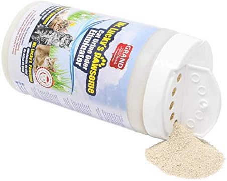 O Sr. Luckys Premium e o odor de urina de gato totalmente natural mantém a caixa de areia cheirando fresco, remove o