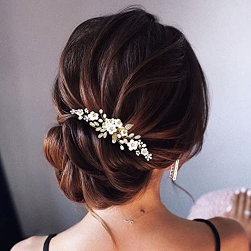 Gorais Flor Wedding Hair Pins Cristal Bridal Hair Belra