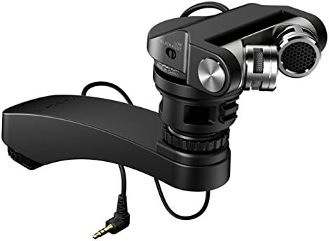 Tascam TM-2X Microfone estéreo x-y para câmeras DSLR, preto