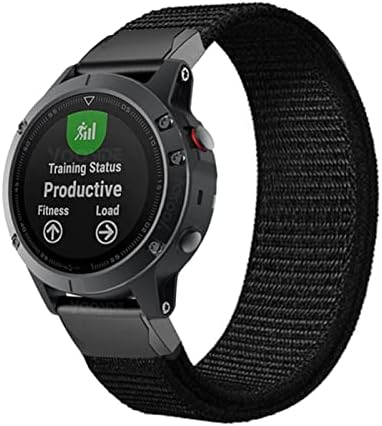 HWGO 22mm 26mm Nylon Strap for Garmin Fenix ​​7 7X 6 6X Pro Fenix ​​5 5X plus 3 3HR Forerunner 935 945 D2 Bravo Quick