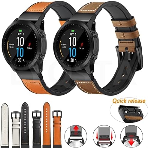 Kavju 22 26mm Sport Watch Band Strap para Garmin Fenix ​​6 6s 6x Pro 5x 5 mais 3HR 935 S60 D2 Enduro Redução rápida pulseira