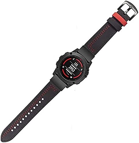 Cinta de fita de couro infri esportivo para Garmin Fenix ​​6x 6 Pro 5x 5 mais 3 HR 935 945 22 26mm EasyFit Redunda