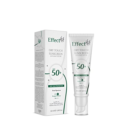 Effectha Touch seco Protetor solar SPF 50 Protetor solar Spray Face Protele solar protetor solar Proteção solar Proteção solar